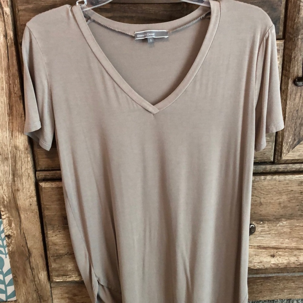Tan blouse